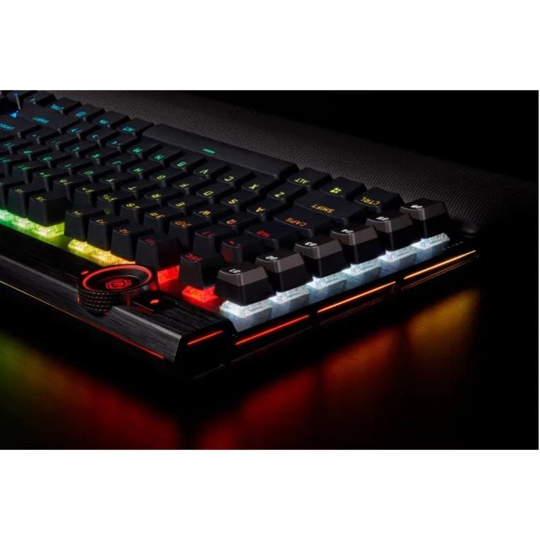 Corsair K100 Rgb Mechanical Wired Cherry Mx Speed Switch Keyboard With Rgb Backlighting – Black.