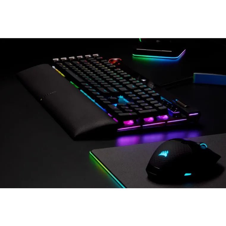 Corsair K100 Rgb Mechanical Wired Cherry Mx Speed Switch Keyboard With Rgb Backlighting – Black.