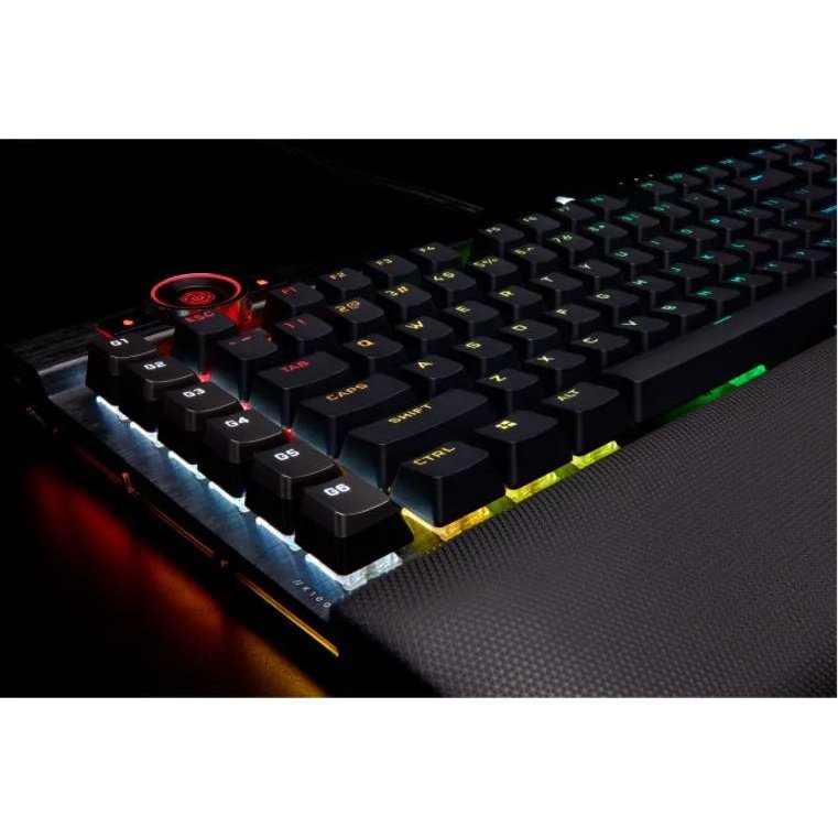 Corsair K100 Rgb Mechanical Wired Cherry Mx Speed Switch Keyboard With Rgb Backlighting – Black.