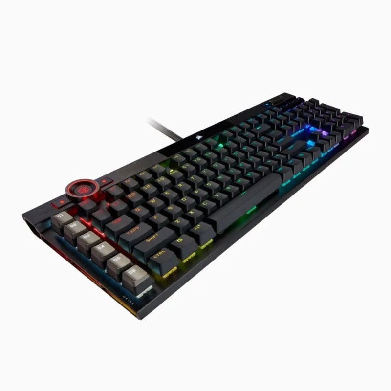 Corsair K100 Rgb Mechanical Wired Cherry Mx Speed Switch Keyboard With Rgb Backlighting – Black.