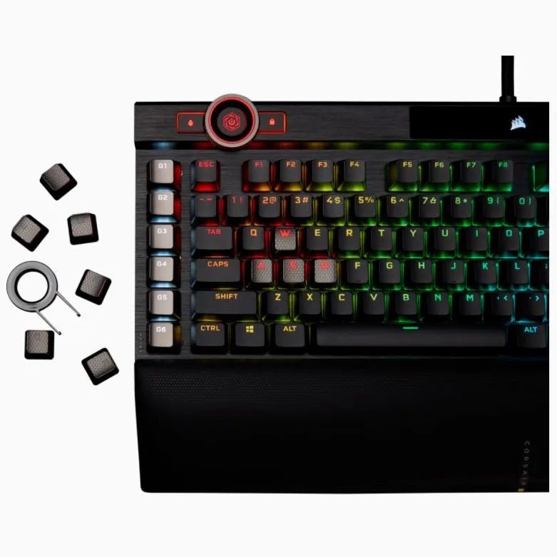 Corsair K100 Rgb Mechanical Wired Cherry Mx Speed Switch Keyboard With Rgb Backlighting – Black.