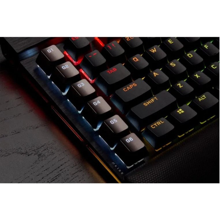 Corsair K100 Rgb Mechanical Wired Cherry Mx Speed Switch Keyboard With Rgb Backlighting – Black.