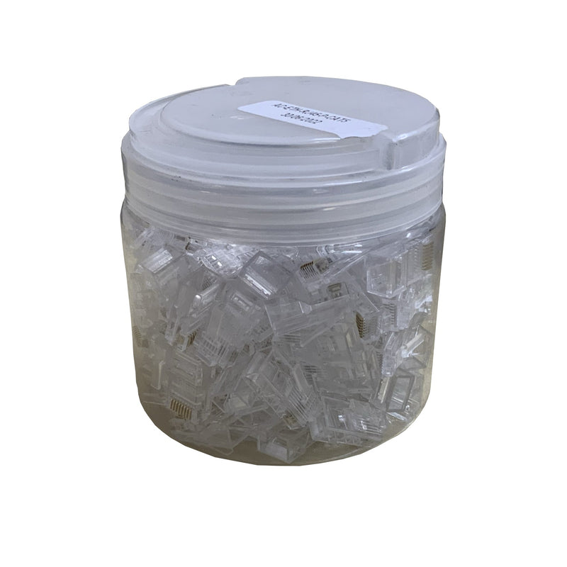 Acconet Pass-Through Cat6 Connectors 100 Pack