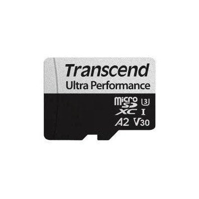 Transcend 340S 128Gb Ultra Perfromance Micro Sd Uhs-I U3 V30 A2 Class10 - Read 160 Mb S - Write 125Mb S - With Sd Adptor - Tlc