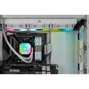 Corsair Icue H150I Elite Capellix 360Mm Liquid Cpu Cooler - White