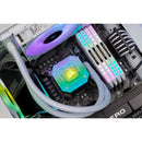 Corsair Icue H100I Elite Capellix 240Mm Liquid Cpu Cooler - White