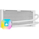 Corsair Icue H100I Elite Capellix 240Mm Liquid Cpu Cooler - White