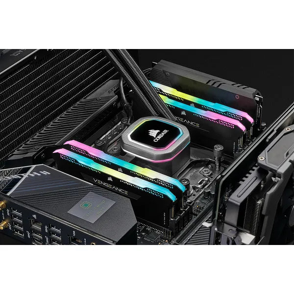 Corsair Vengeance® Rgb Pro Sl 16Gb (2 X 8Gb) Ddr4 Dram 3600Mhz C18 Memory Kit 18-22-22-42 1.35 Black