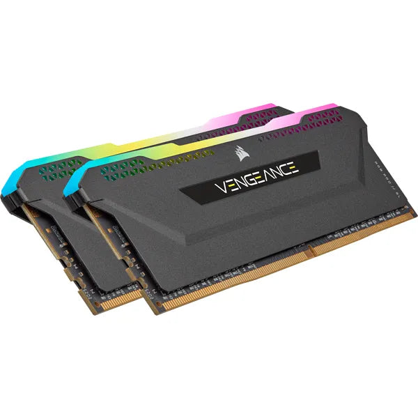 Corsair Vengeance® Rgb Pro Sl 16Gb (2 X 8Gb) Ddr4 Dram 3600Mhz C18 Memory Kit 18-22-22-42 1.35 Black