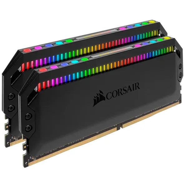 Corsair Dominator® Platinum Rgb 32Gb (2 X 16Gb) Ddr4 Dram 3200Mhz C16 Memory Kit 16-20-20-38 1.35V Black