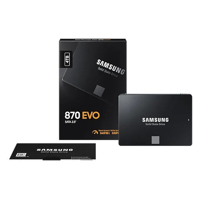 Samsung 870 Evo 4Tb Sataiiii Ssd Read Speed Up To 560 Mb S Write Speed Up To 530 Mb S Random Read Max 98000 Iops Mkx Controlle