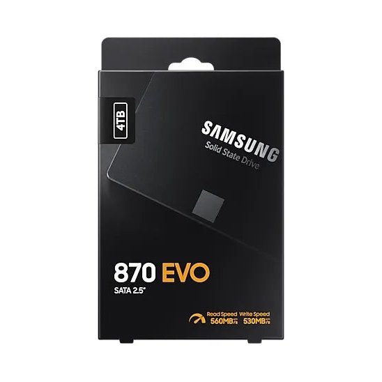 Samsung 870 Evo 4Tb Sataiiii Ssd Read Speed Up To 560 Mb S Write Speed Up To 530 Mb S Random Read Max 98000 Iops Mkx Controlle