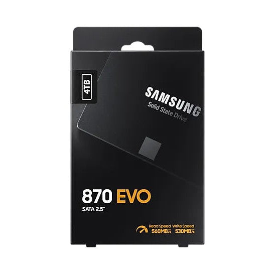 Samsung 870 Evo 4Tb Sataiiii Ssd Read Speed Up To 560 Mb S Write Speed Up To 530 Mb S Random Read Max 98000 Iops Mkx Controlle