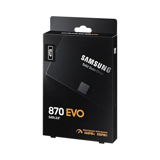 Samsung 870 Evo 4Tb Sataiiii Ssd Read Speed Up To 560 Mb S Write Speed Up To 530 Mb S Random Read Max 98000 Iops Mkx Controlle