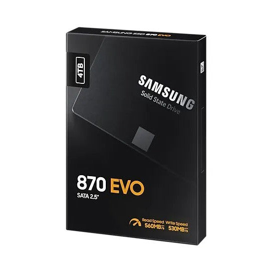 Samsung 870 Evo 4Tb Sataiiii Ssd Read Speed Up To 560 Mb S Write Speed Up To 530 Mb S Random Read Max 98000 Iops Mkx Controlle