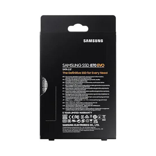 Samsung 870 Evo 2.5'' 500Gb Sata Ssd