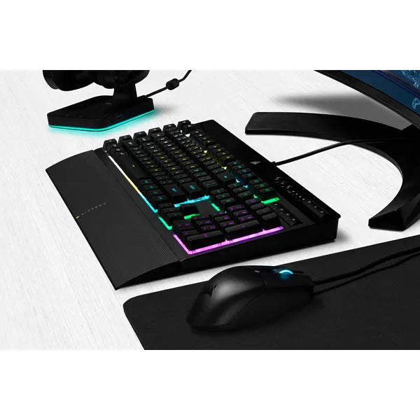 Corsair K55 Rgb Pro Gaming Keyboard Backlit Rgb Led Black