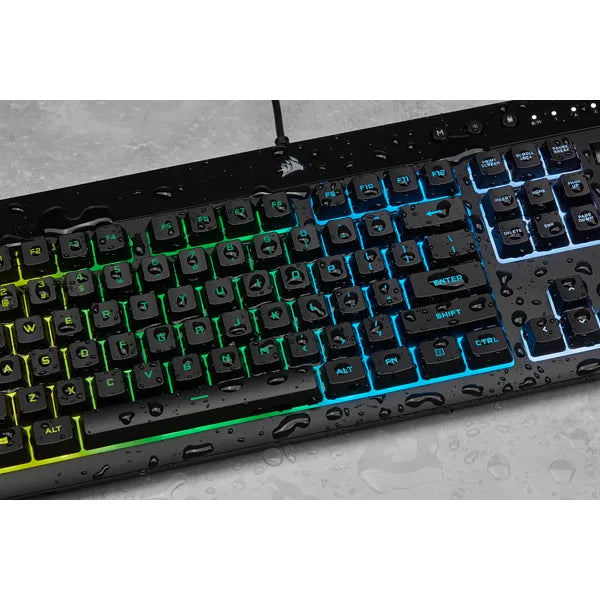 Corsair K55 Rgb Pro Gaming Keyboard Backlit Rgb Led Black