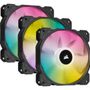 Corsair Sp120 Rgb Elite 120Mm Rgb Led Fan With Airguide Triple Pack With Lighting Node Core