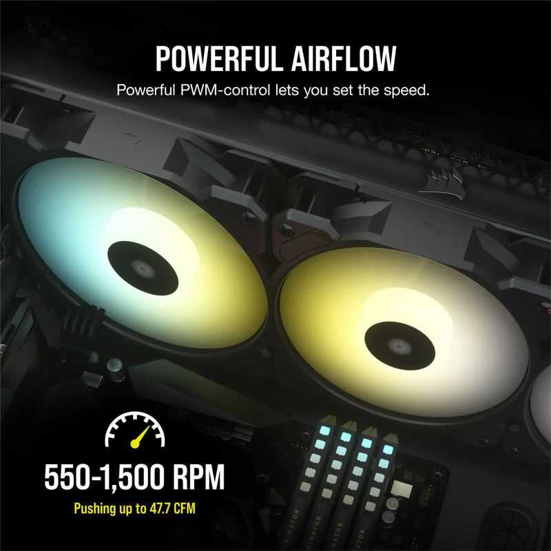 Corsair Sp120 Rgb Elite 120Mm Rgb Led Fan - Single Pack