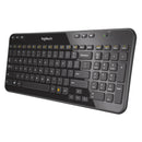 Logitech Wireless Keyboard K360 (Charcoal) Unifying Usb Receiver 12 Programmable F Keys 6 Hot Keys 20% Smaller In Size Compared