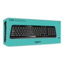 Logitech Wireless Keyboard K360 (Charcoal) Unifying Usb Receiver 12 Programmable F Keys 6 Hot Keys 20% Smaller In Size Compared