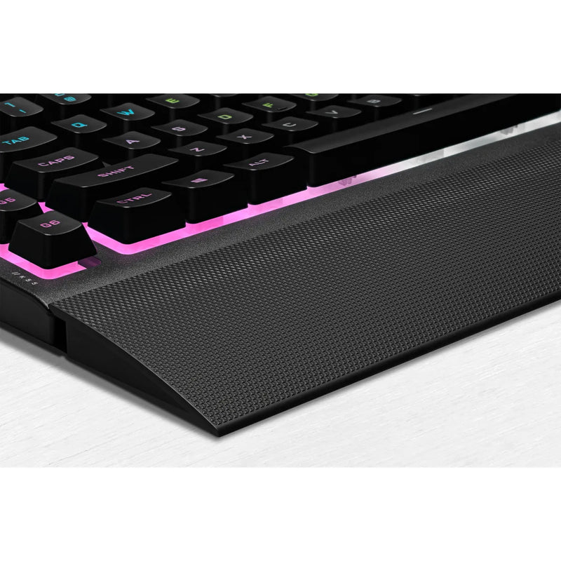 Corsair K55 Rgb Pro Xt Gaming Keyboard; Backlit Rgb Led; Black