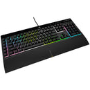 Corsair K55 Rgb Pro Xt Gaming Keyboard; Backlit Rgb Led; Black