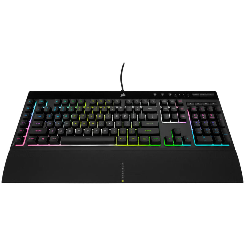 Corsair K55 Rgb Pro Xt Gaming Keyboard; Backlit Rgb Led; Black