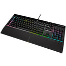 Corsair K55 Rgb Pro Xt Gaming Keyboard; Backlit Rgb Led; Black