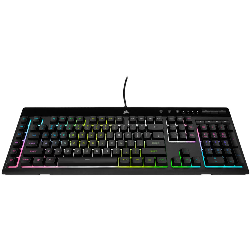 Corsair K55 Rgb Pro Xt Gaming Keyboard; Backlit Rgb Led; Black