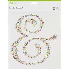 2004927 - Cricut Iron On Designs Floral Ampersand 8.5X12