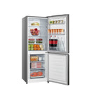 Hisense 223 Litre Fridge And Freezer Combination- Fridge Compartment Capacity 180 Litre Bottom Freezer Capacity 63 Litre Free Standing Ultra-Slim Design Defrost Cooling Long Life LED Lighting Removable Tempered Glass Shelves Recessed Handle Reversible ...