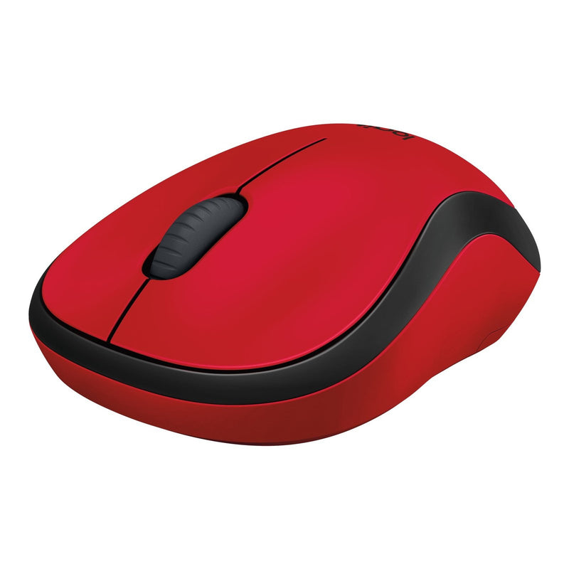 Logitech® M220 Silent - Red - 2.4Ghz - N A - Emea - M220 10Pk Shipper Auto.