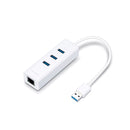 Tp-Link Tl-Ue330 Usb3.0 3-Port Hub And Gigabit Ethernet Network Adapter