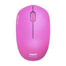 Port Connect Mouse Collection Wireless Fuschia