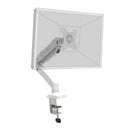 Port Monitor Arm Vesa Single Screen White