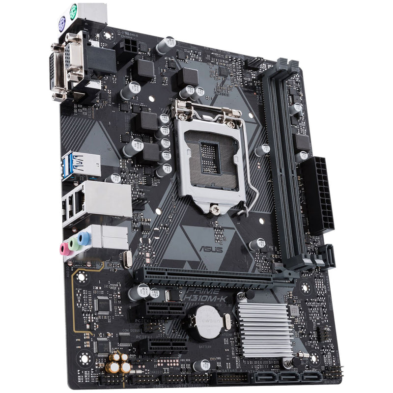 Asus Prime H310M Lga1151 Socket; 2X Ddr4; 1 X Pcie 3.0 2.0 X16 Pcie X1 Slot *2; 4X Sata; 1 X Dvi + 1 X Vga