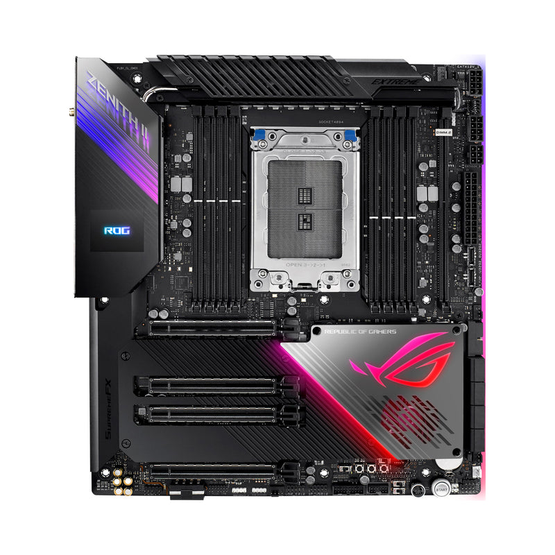 Asus Rog Zenith Ii Extreme - Trx40 E-Atx Amd 8X Ddr4 4 X Pcie 4.0 (X16 X16 X16 X16 X8 X16 X16 X8 X16 X8) 8X Sata 2X M.2