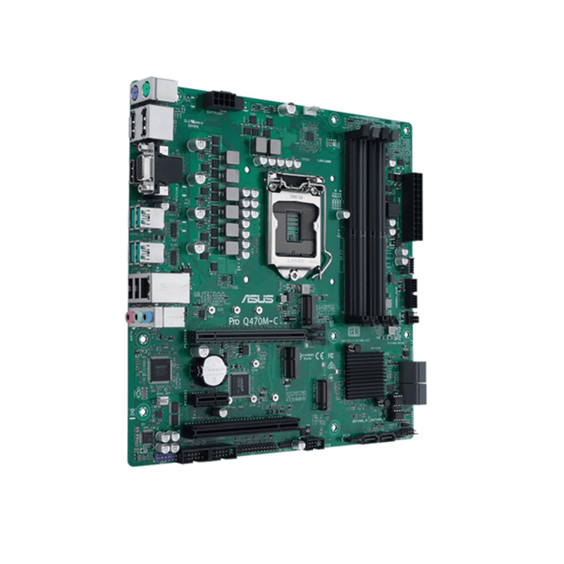 Asus Pro Q470M-C/Csm//Lga1200,Q470,Usb3.2,Sata 6G,Motherboard