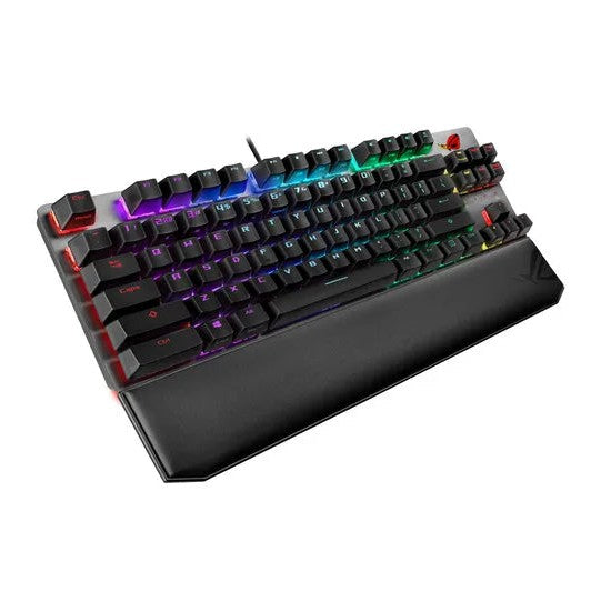 Deluxe Wired Mechanical Rgb Gaming Keyboard For Fps Games With Cherry Mx Switches