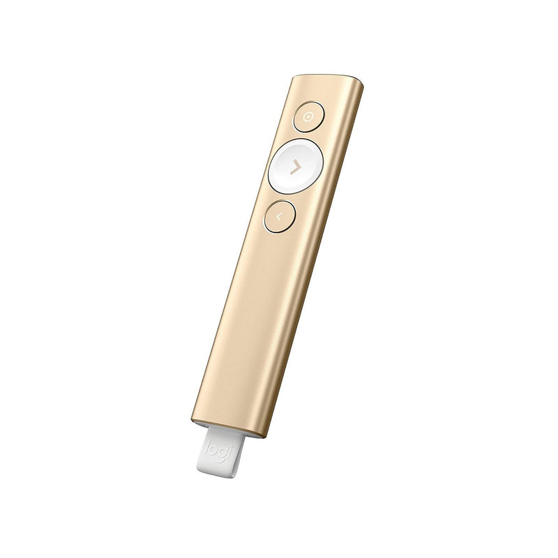 LOGITECH SPOTLIGHT WIRELESS PRESENTATION REMOTE, GOLD