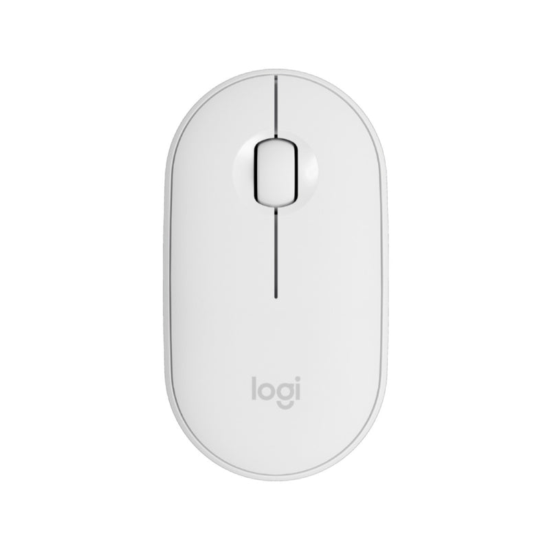 Logitech Pebble M350 Wireless Mouse - Off-White - 2.4Ghz Bt - N A - Emea - Closed Box