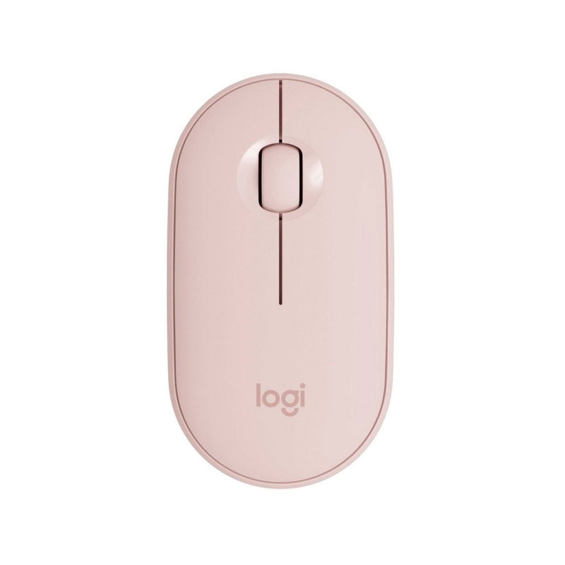 Logitech - Pebble M350 Wireless Mouse, Rose