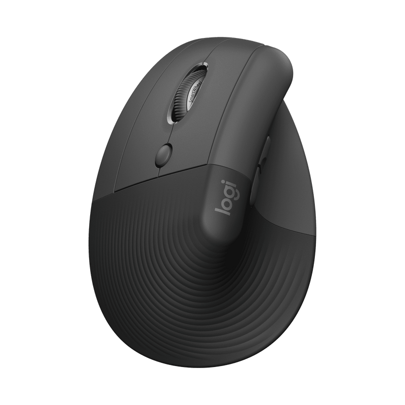 Logitech Lift Vertical Ergonomic Mouse Wireless Mouse - Graphite