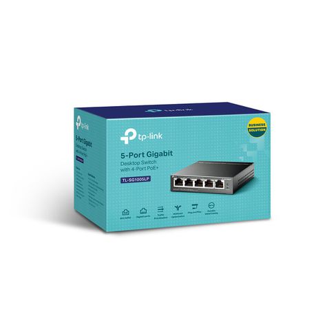 TP-Link 5-Port Gigabit Desktop PoE+