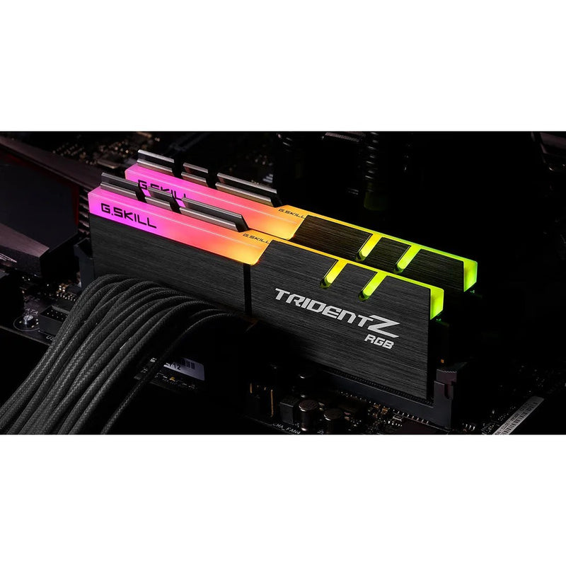 G.Skill Trident Z Rgb Ddr4-4400Mhz Cl17-18-18-38 1.5V 32Gb (2X16Gb) F4-4400C17D-32Gtzr.