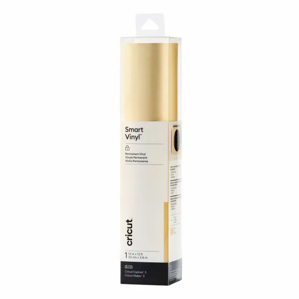 2008618 - Cricut Smart Vinyl Permanent 33X366Cm 1 Sheet (Shimmer Gold)