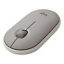 Logitech Pebble M350 Wireless Mouse - Sand - 2.4Ghz Bt - N A - Emea - Closed Box
