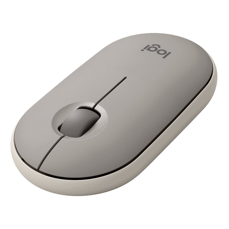 Logitech Pebble M350 Wireless Mouse - Sand - 2.4Ghz Bt - N A - Emea - Closed Box